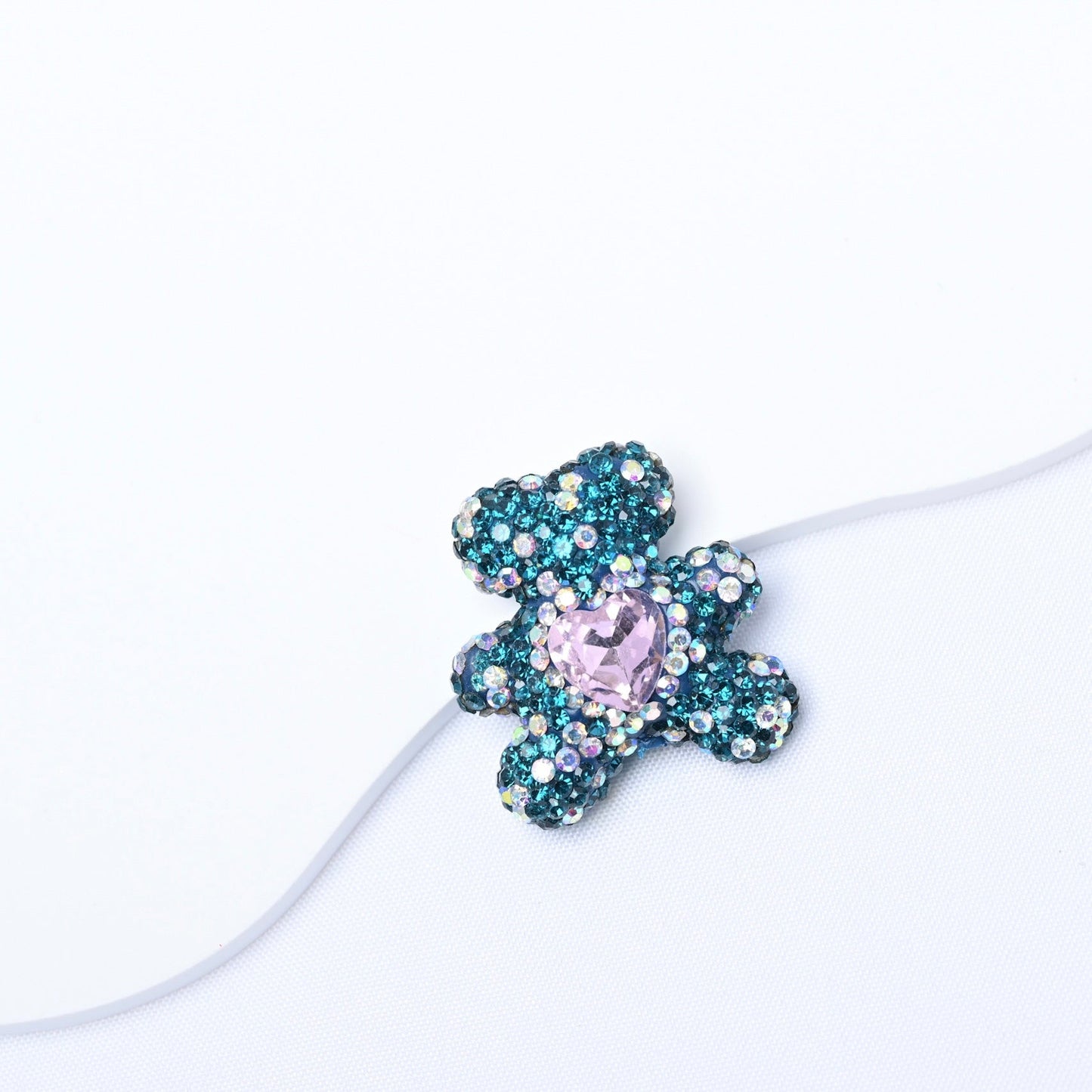 FS3992-2.8*3cm Sparkling Bear Clay Beads Fit For Beadable Pens