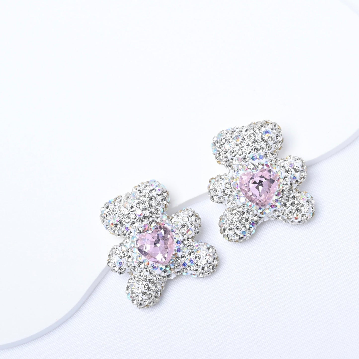 FS3992-2.8*3cm Sparkling Bear Clay Beads Fit For Beadable Pens