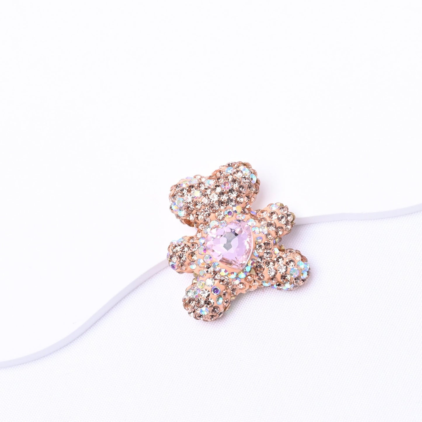 FS3992-2.8*3cm Sparkling Bear Clay Beads Fit For Beadable Pens