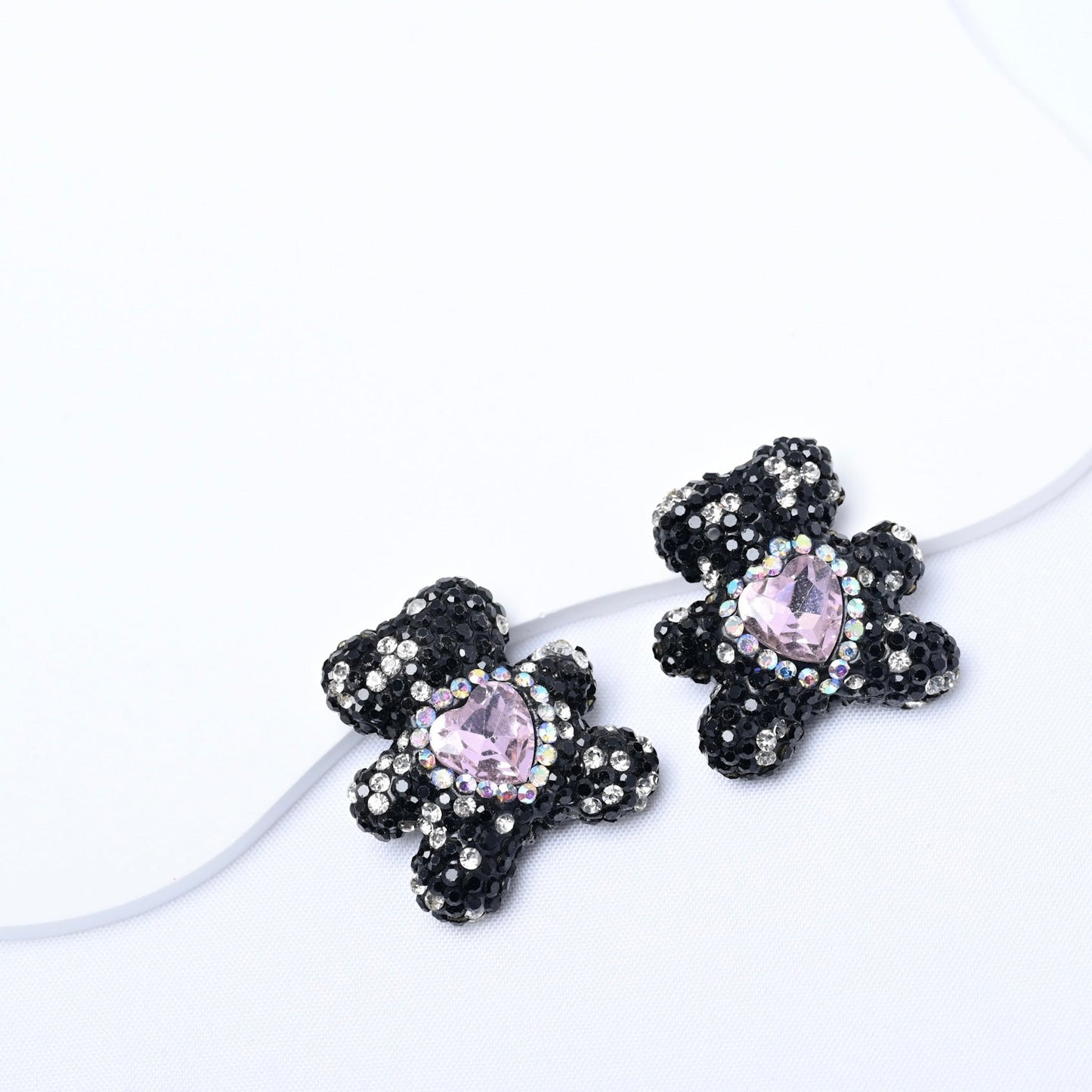 FS3992-2.8*3cm Sparkling Bear Clay Beads Fit For Beadable Pens