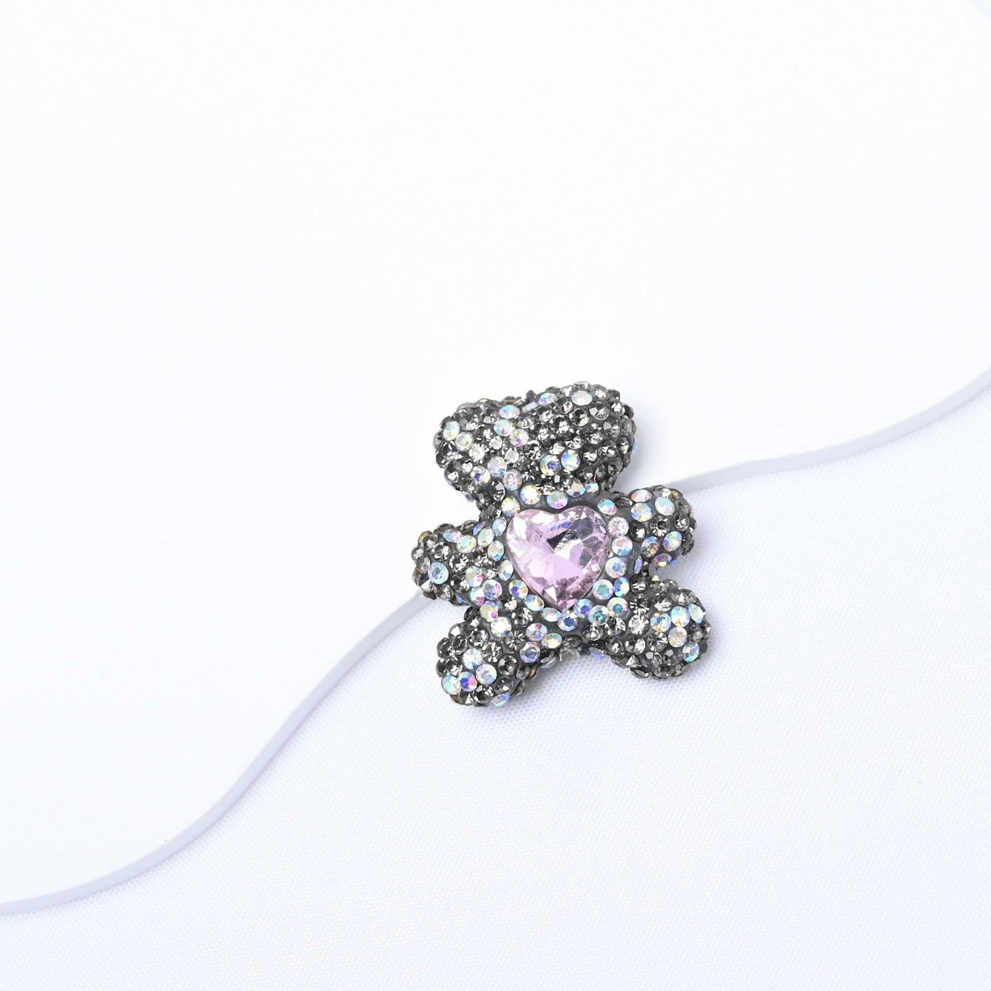 FS3992-2.8*3cm Sparkling Bear Clay Beads Fit For Beadable Pens