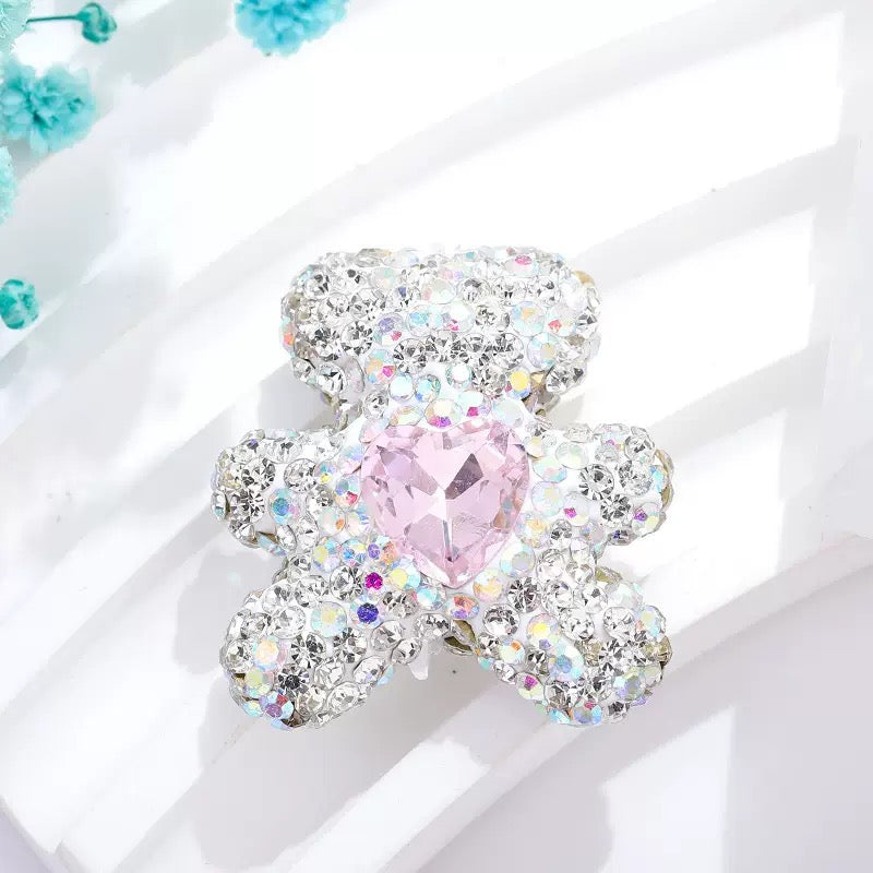 FS3992-2.8*3cm Sparkling Bear Clay Beads Fit For Beadable Pens