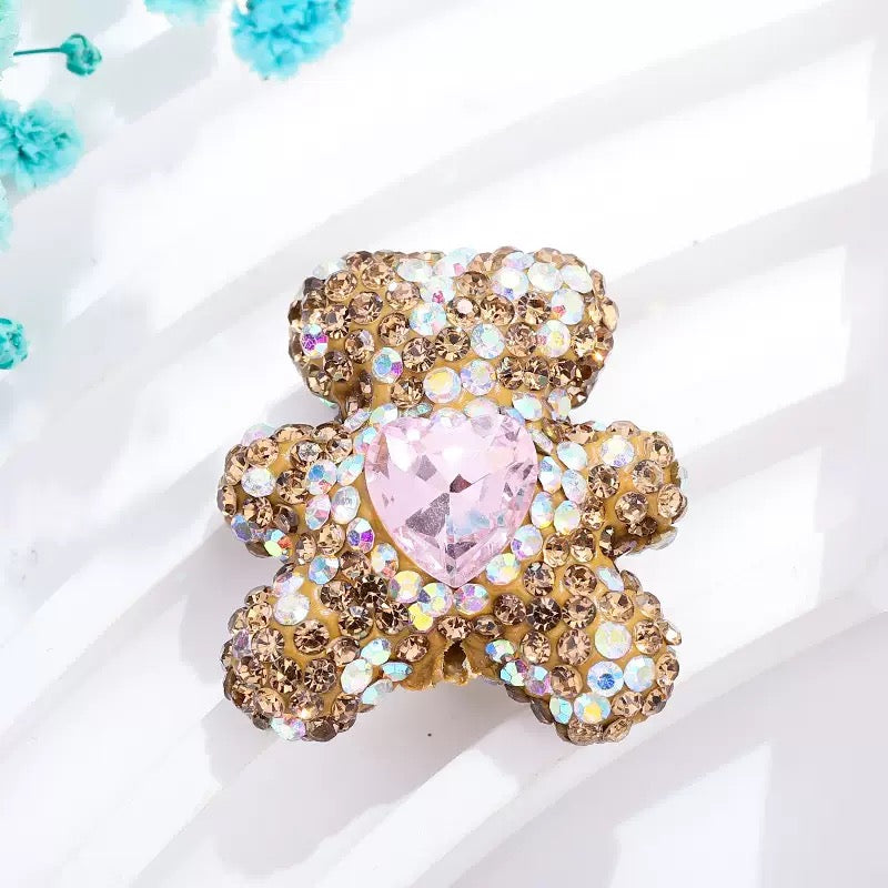 FS3992-2.8*3cm Sparkling Bear Clay Beads Fit For Beadable Pens