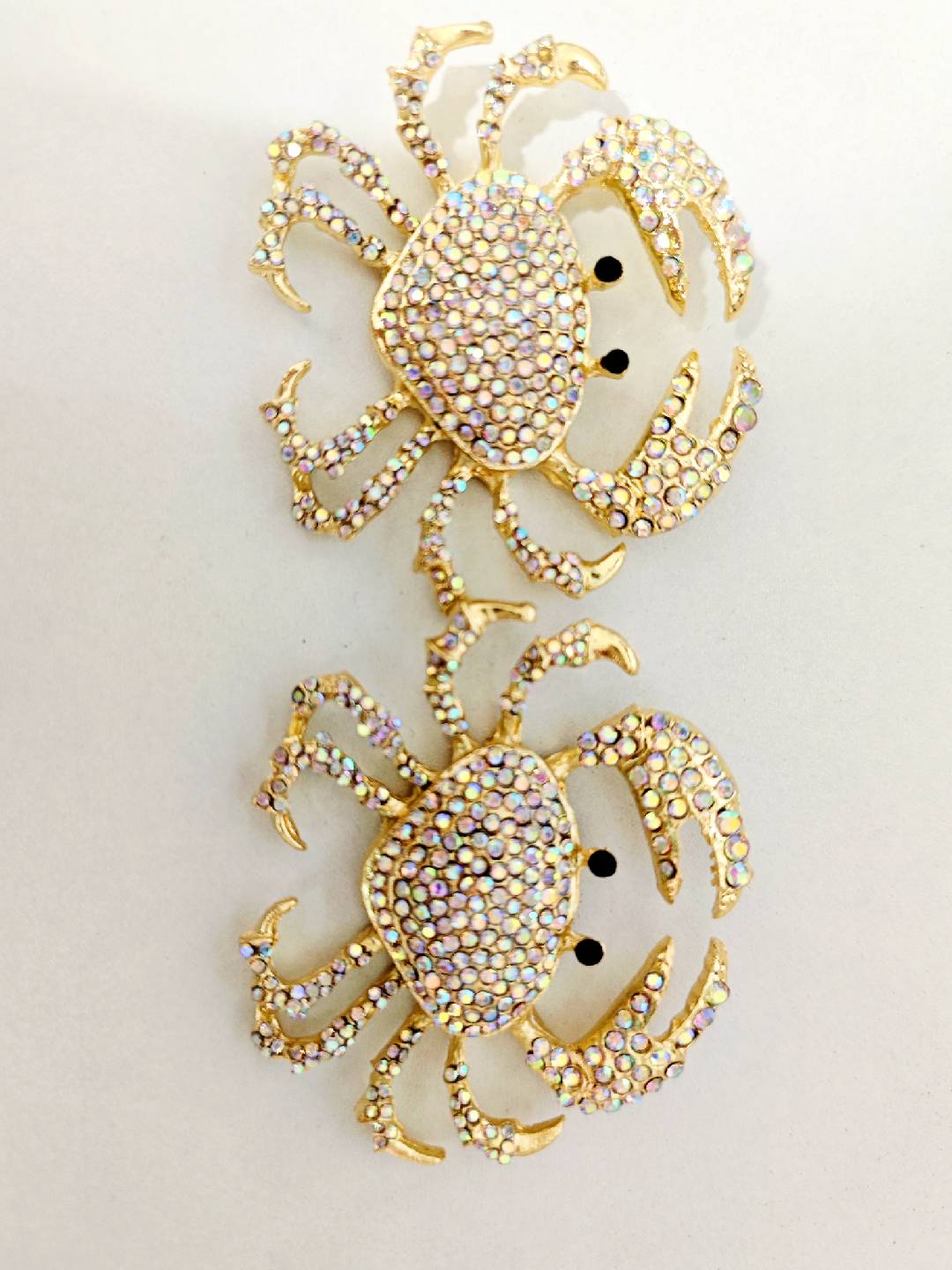 FS4907- Full Diamond Crab Alloy Charms Alloy Patches