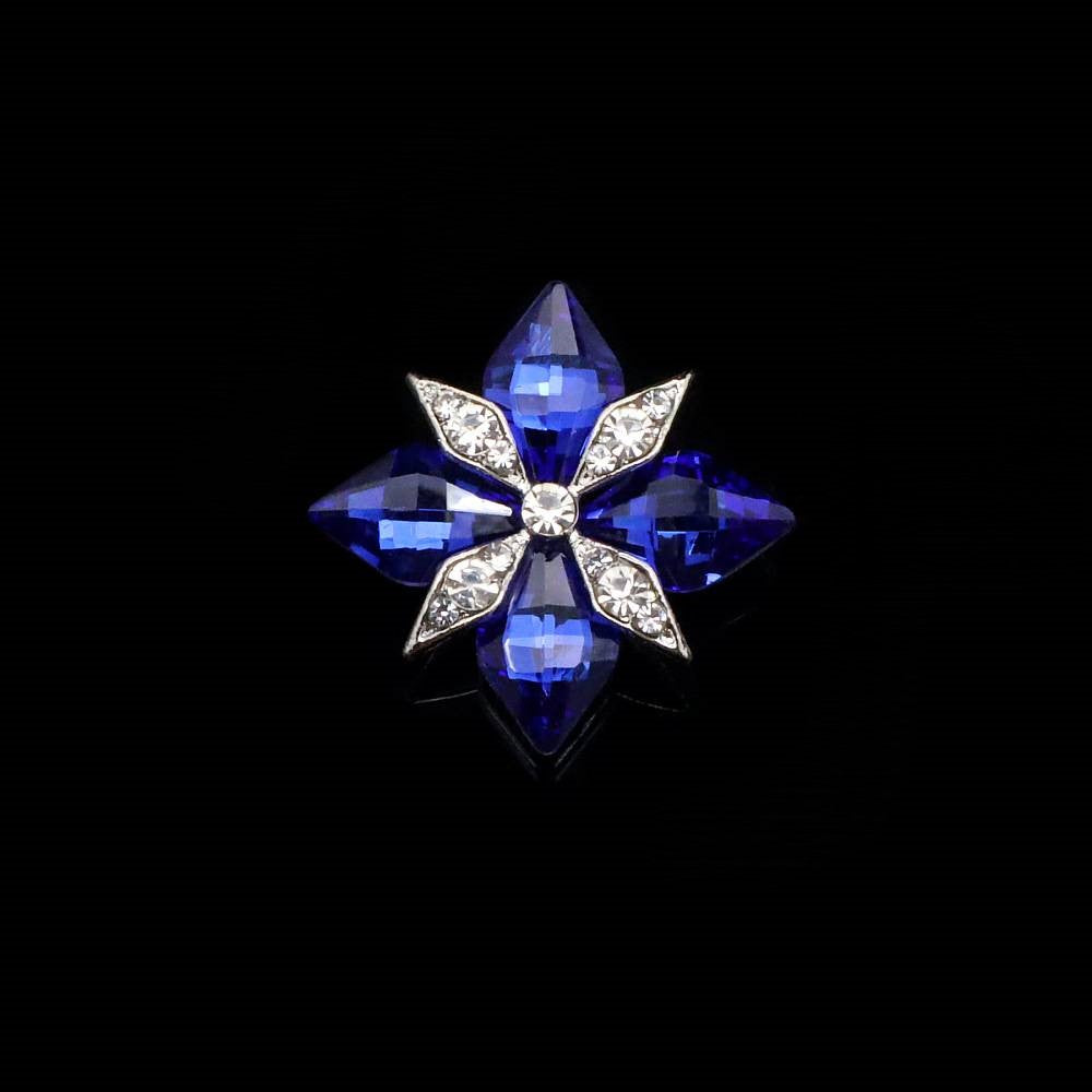 FS4912-31.5*25mm Square Gemstone-Studded Alloy Charms