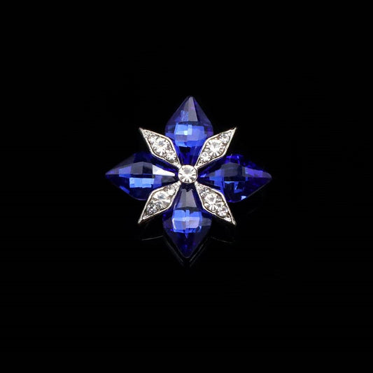 FS4912-31.5*25mm Square Gemstone-Studded Alloy Charms