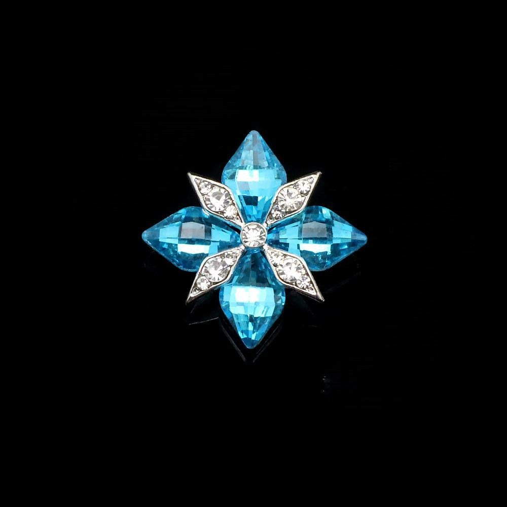 FS4912-31.5*25mm Square Gemstone-Studded Alloy Charms