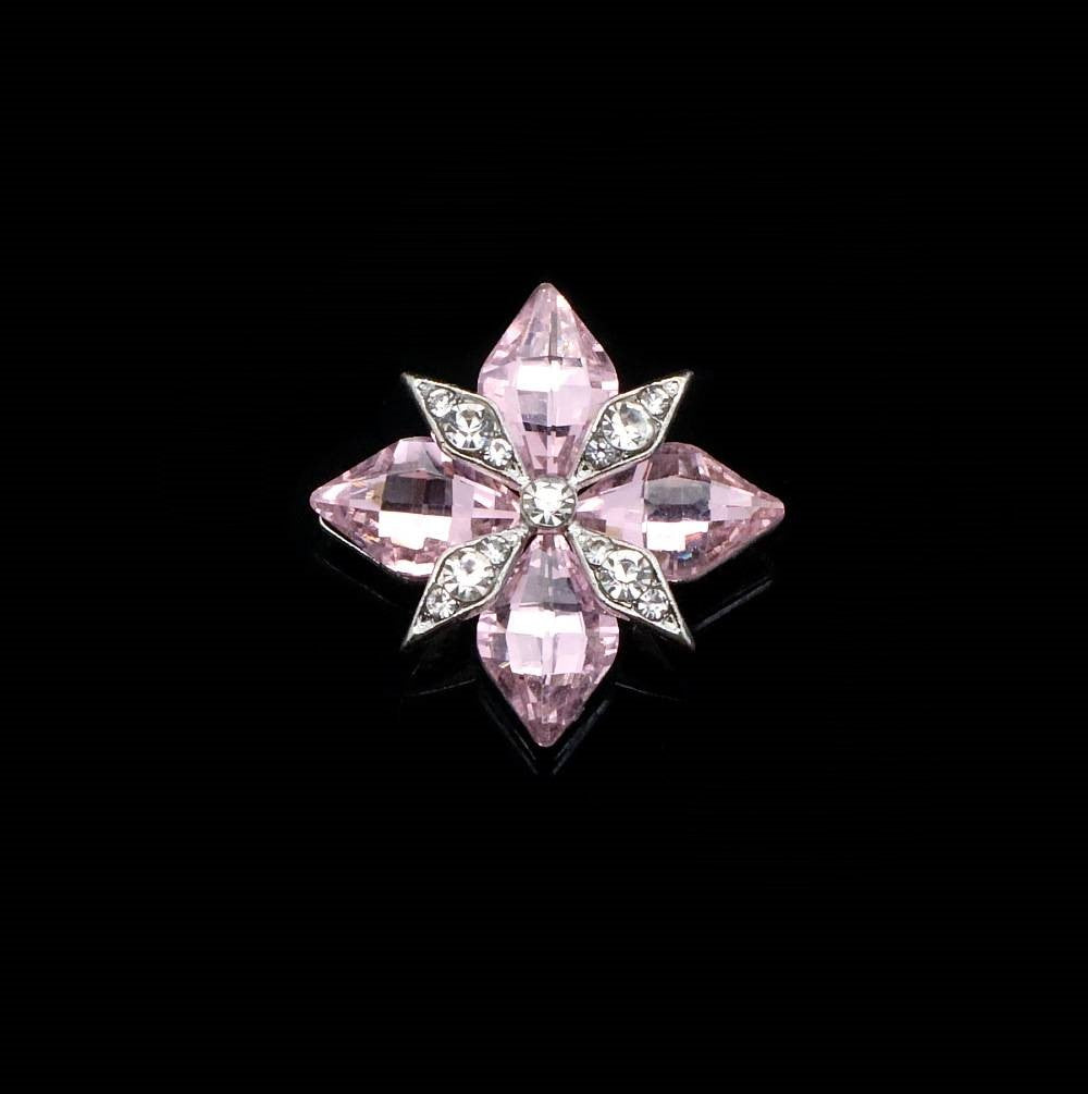 FS4912-31.5*25mm Square Gemstone-Studded Alloy Charms