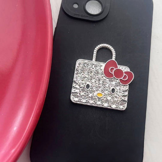 FS4095- 42*48Mm Big Hk Bag Alloy Charms Kitty Big Bag Alloy Patches