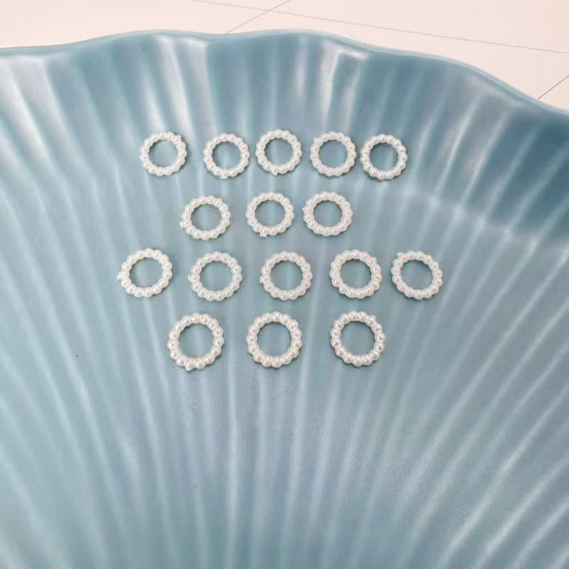 FS2200- 10mm Round Pearl Ring, Round Pearl Circle