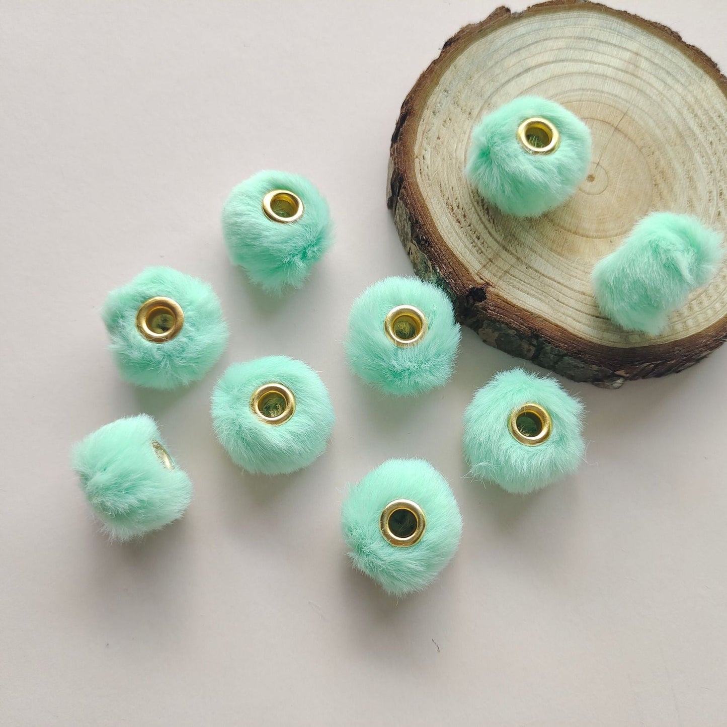 FS2081--Plush Spacer Beads Fit For Beadable Pens