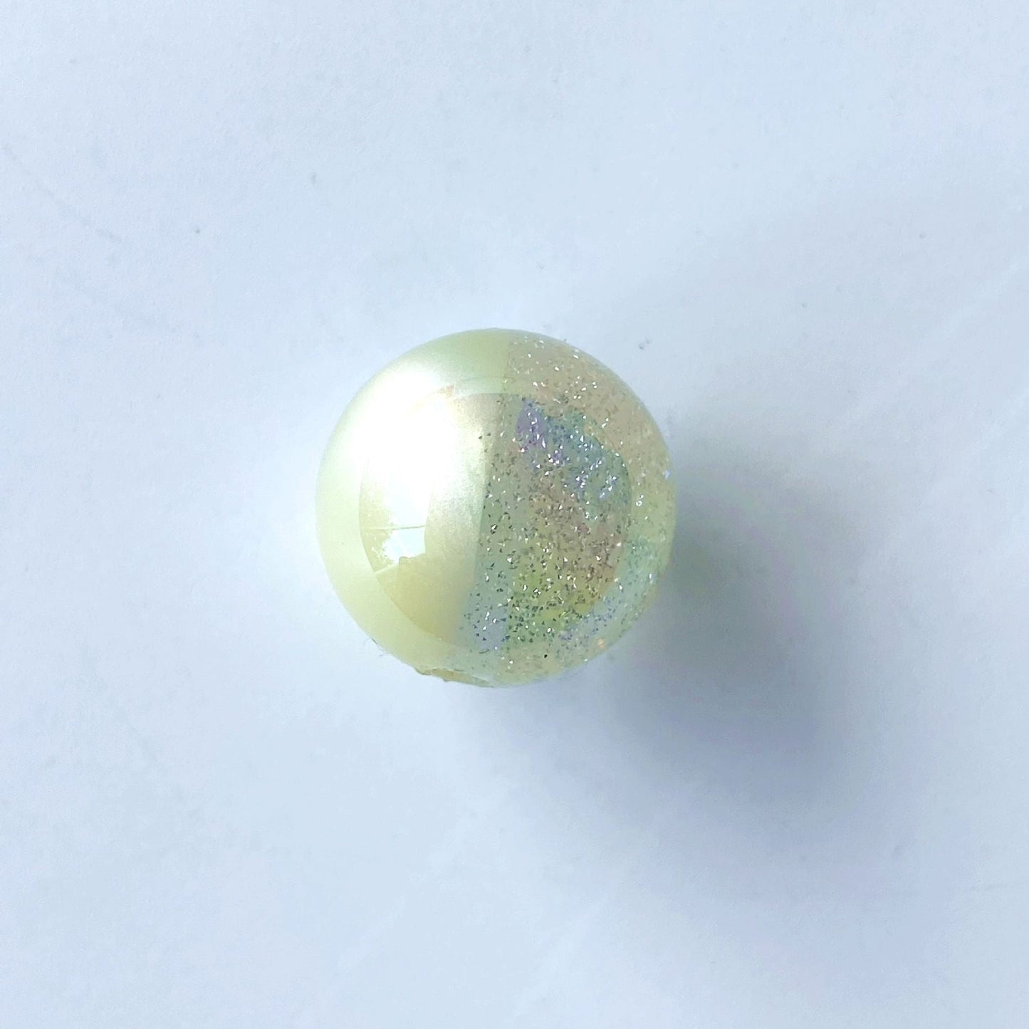FS0082-Random Mixed Color 10MM UV Gradient Color Glitter Resin Beads Fit For Beadable Pens