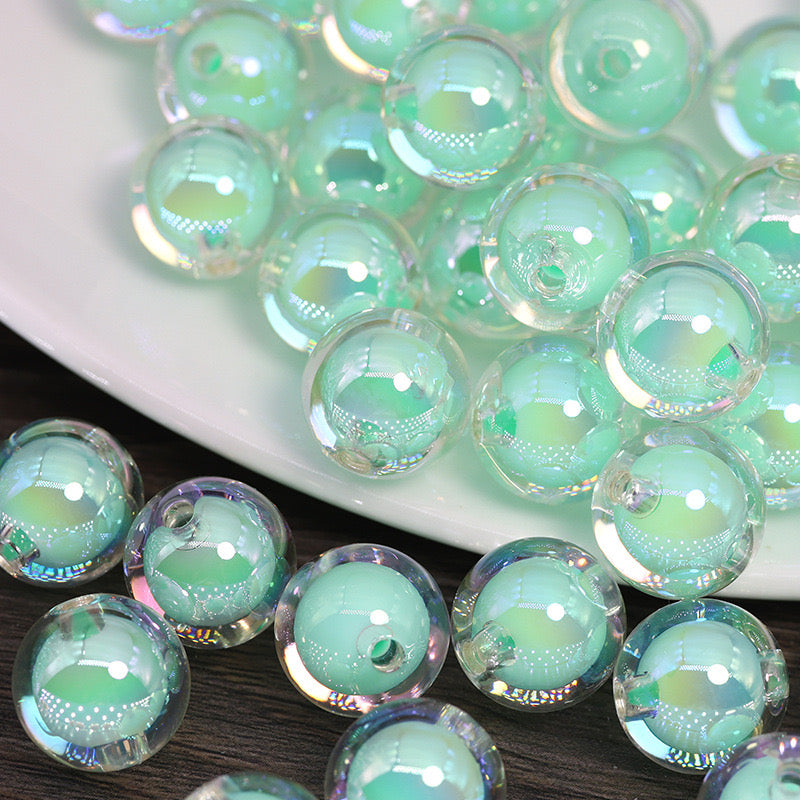 FS0589- 16mm UV Beads In Beads (Beads Inside Beads)