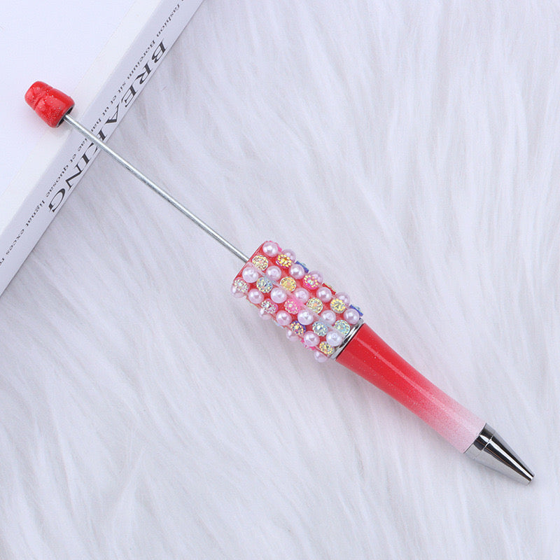 FS2741-Colorful Pearl Fancy Beadable Pens