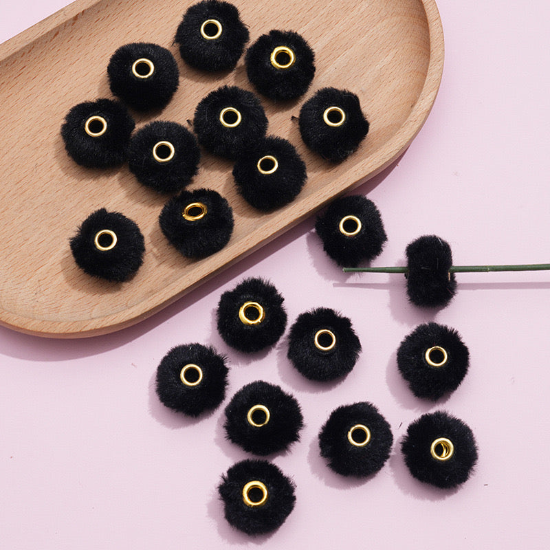 FS2081--Plush Spacer Beads Fit For Beadable Pens