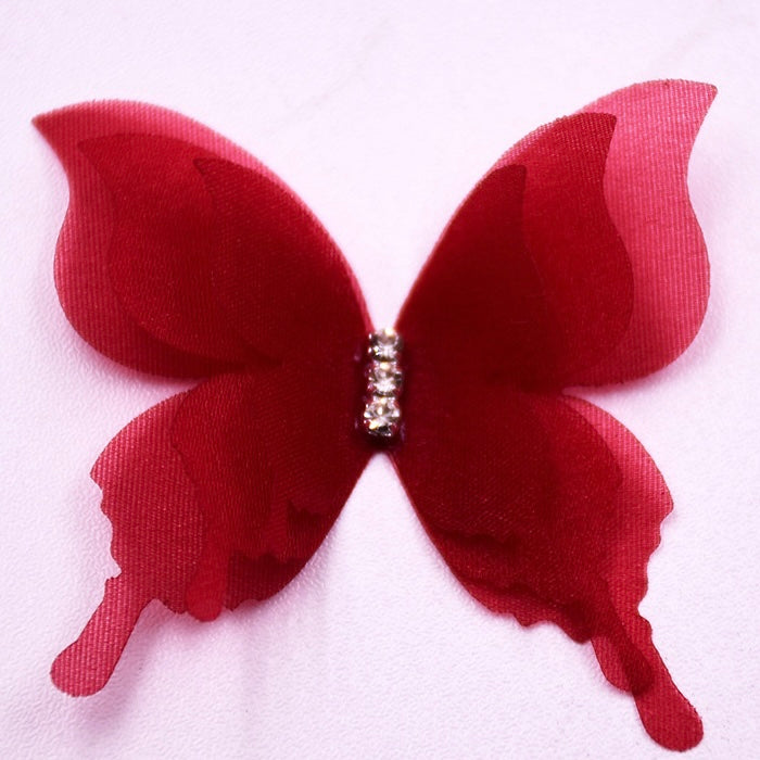 FS2189- 3 Layers Farbic Butterfly For Making Fancy Beads