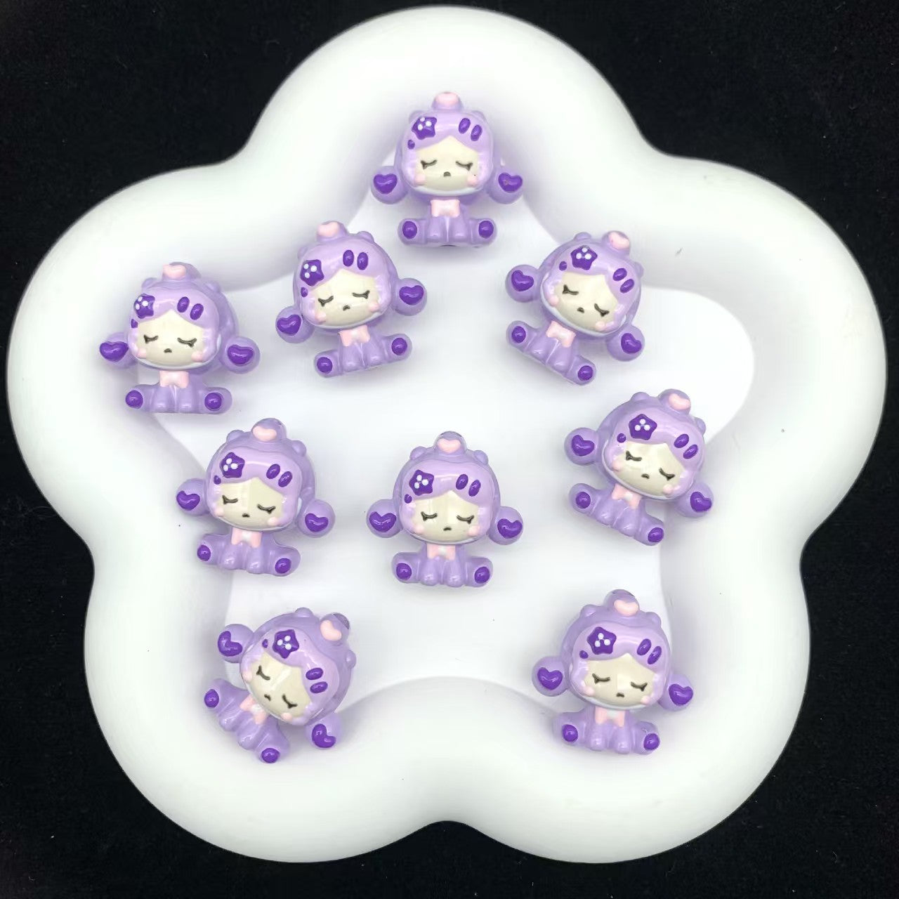 FS5037- 25*26*18Mm Sp Three - Dimensional Hand - Painted Beads