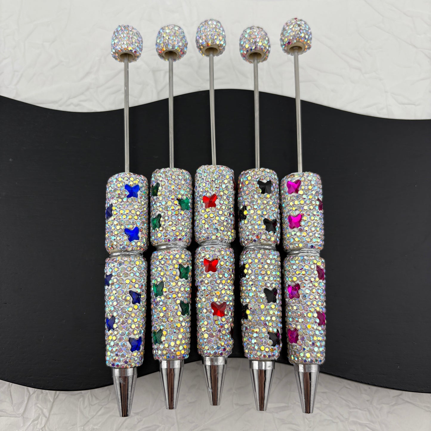 FS2568- 1 Piece Butterfly Crystal Full Diamonds Fancy Pens