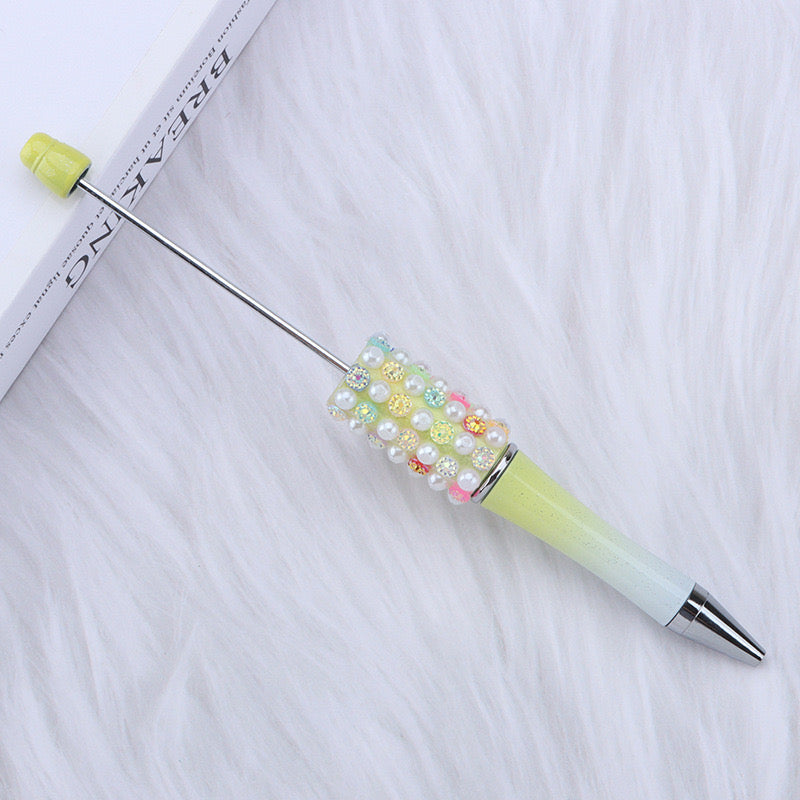 FS2741-Colorful Pearl Fancy Beadable Pens