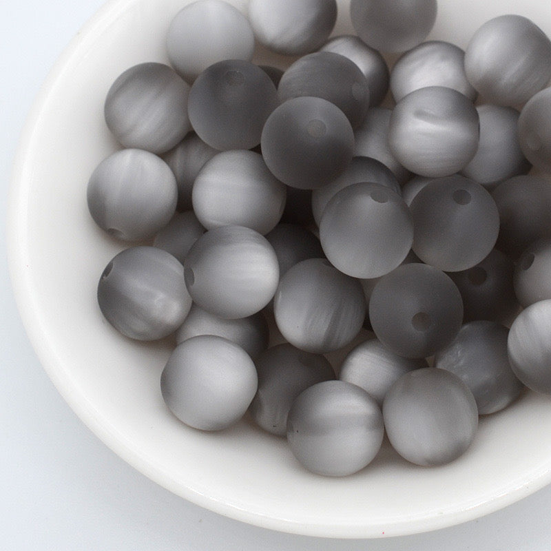 FS1331-16mm Frosted Cat Eye Resin Beads Fit For Beadable Pens