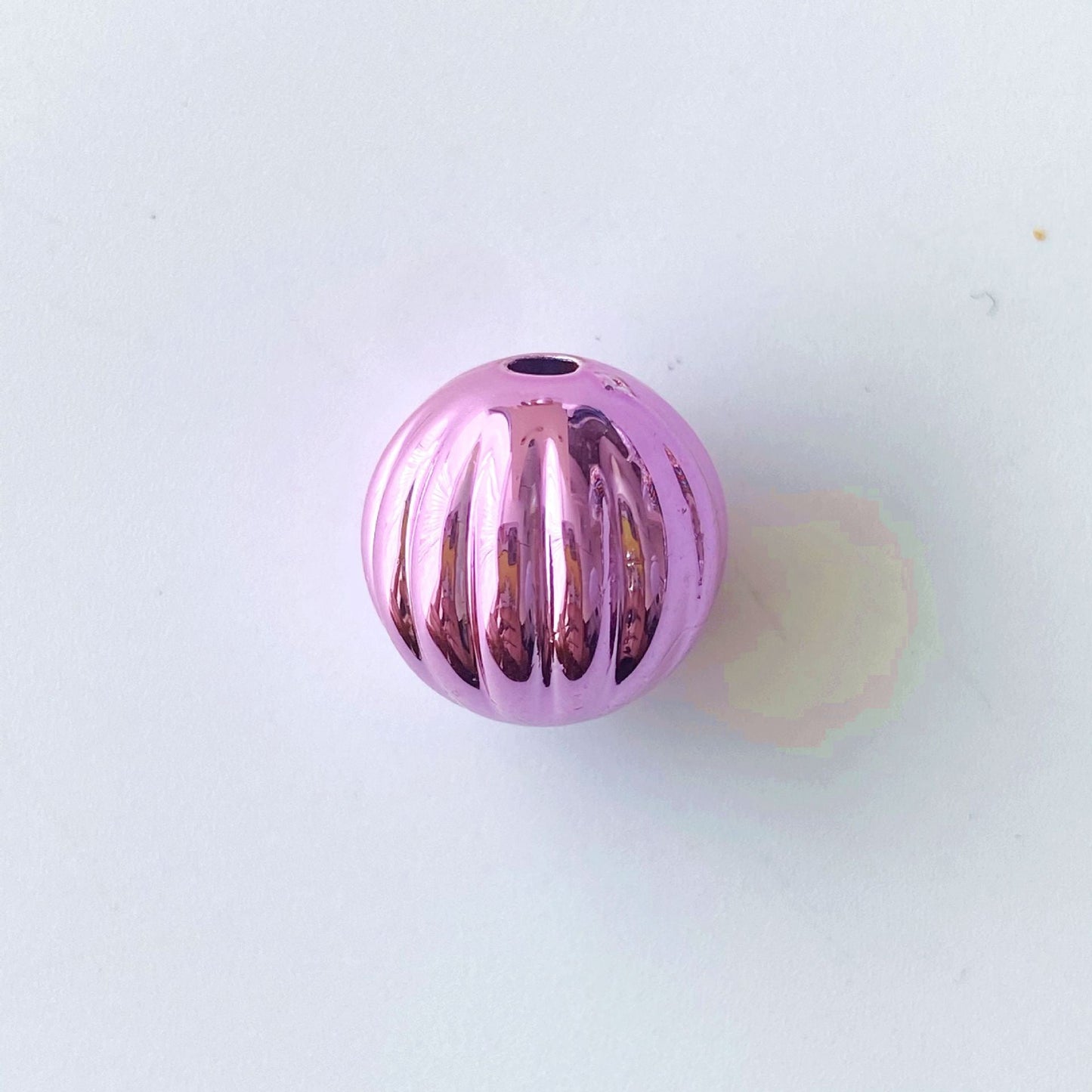 FS0425-16MM Metallic UV Shiny Acrylic Beads Fit For Beadable Pens
