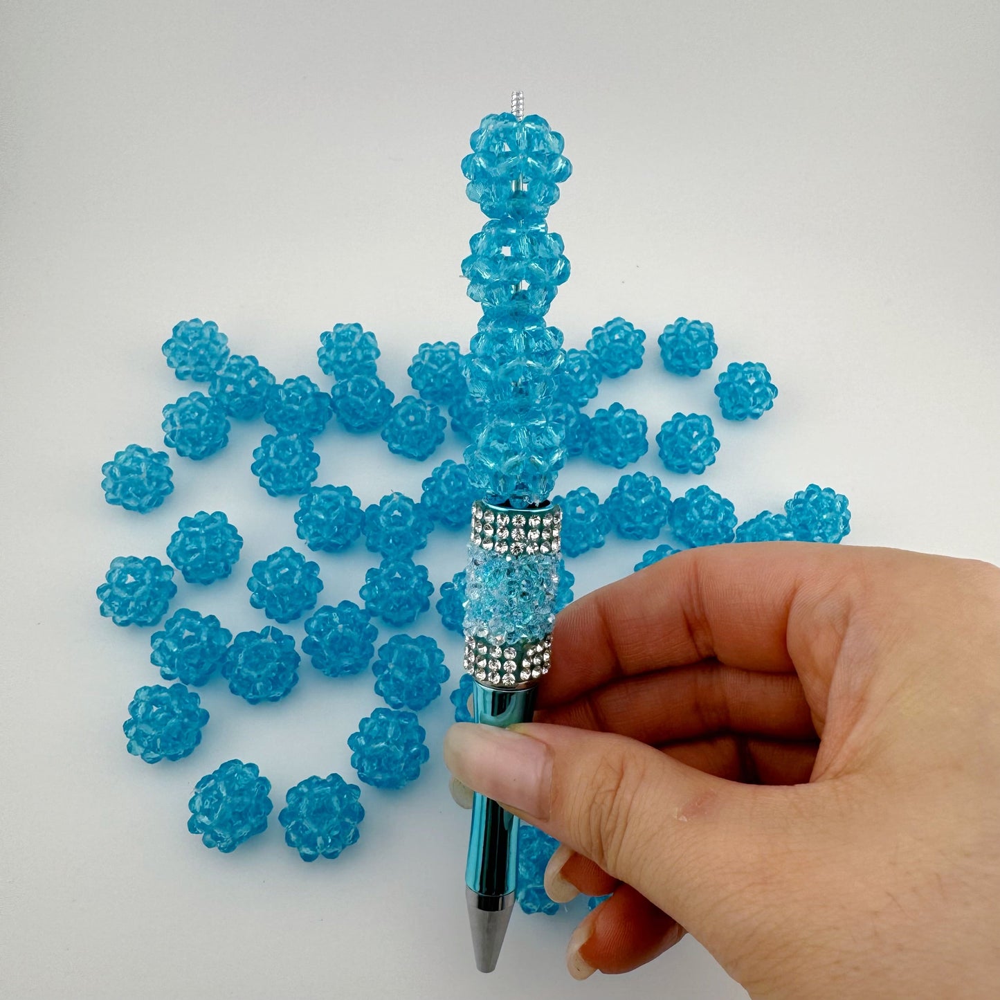FS3976-16mm Handmade Glass Beads Fit For Beadable Pens