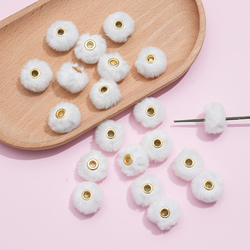 FS2081--Plush Spacer Beads Fit For Beadable Pens