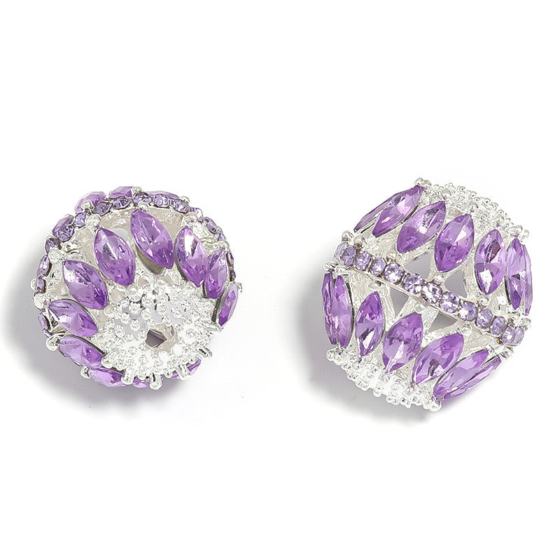 FS1618-19MM Metal Glitter Beads Fit For Beadspen Bead