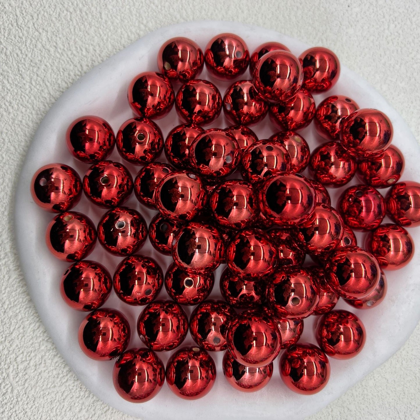 FS1709-16MM Metallic Acrylic Beads Fit For Beadable Pens