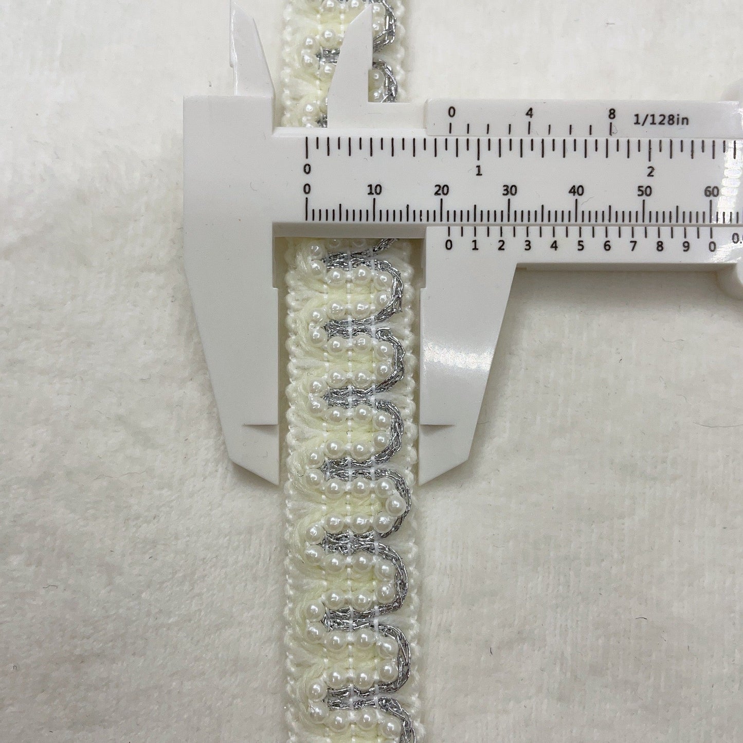 FS0066- Width 20mm Size Farbic With Pearl