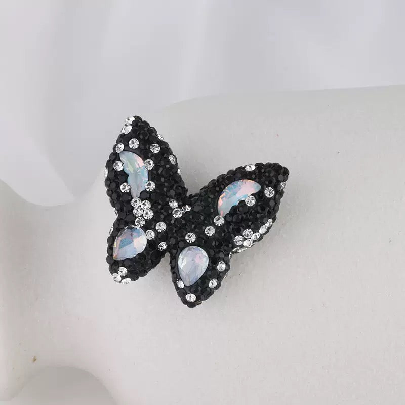 FS3982-3.6*3.5*1cm Butterfly Sparking Clay Beads Fit For Beadable Pens