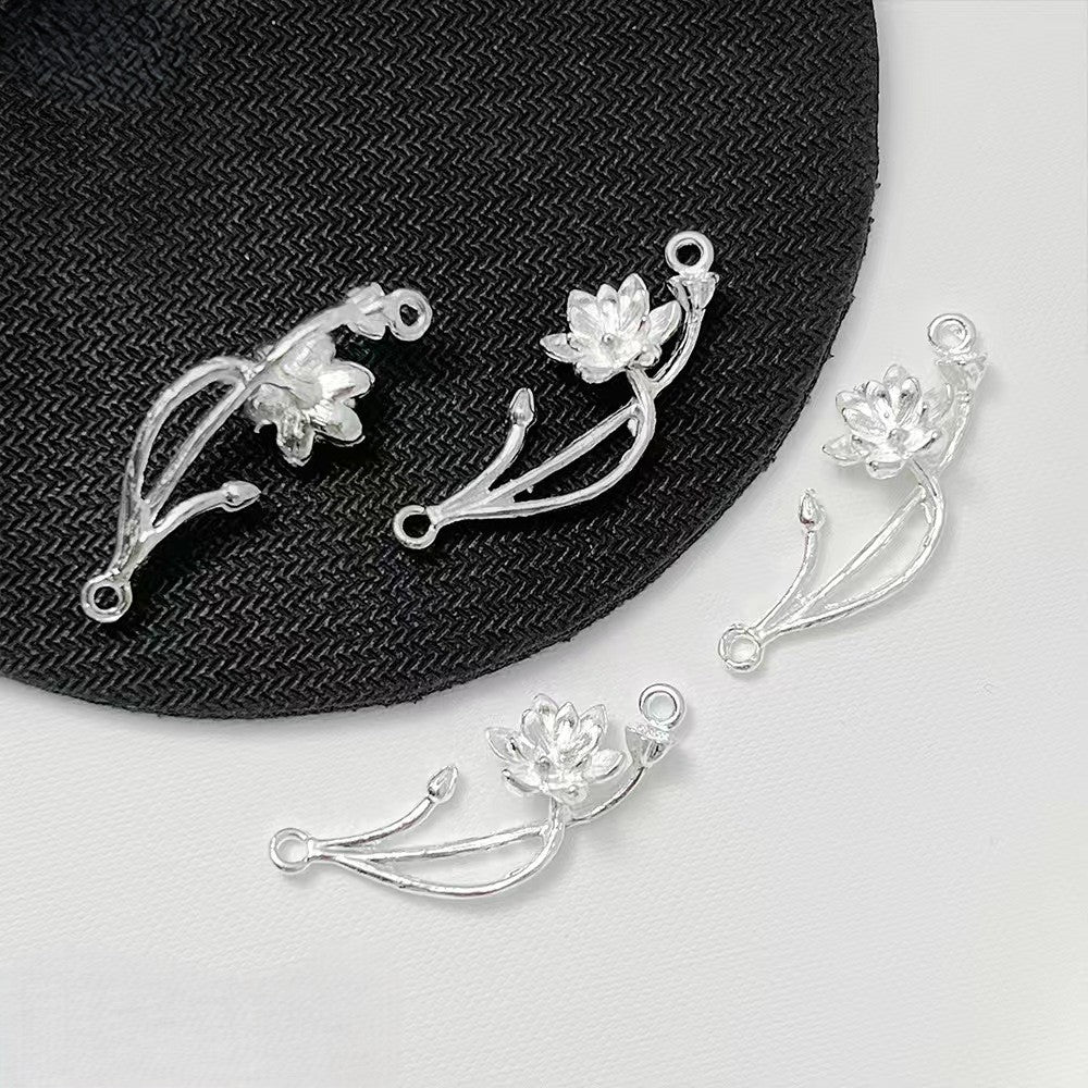 FS5378- 41mm Metal Lotus Alloy Double-Hanging Hole Lotus