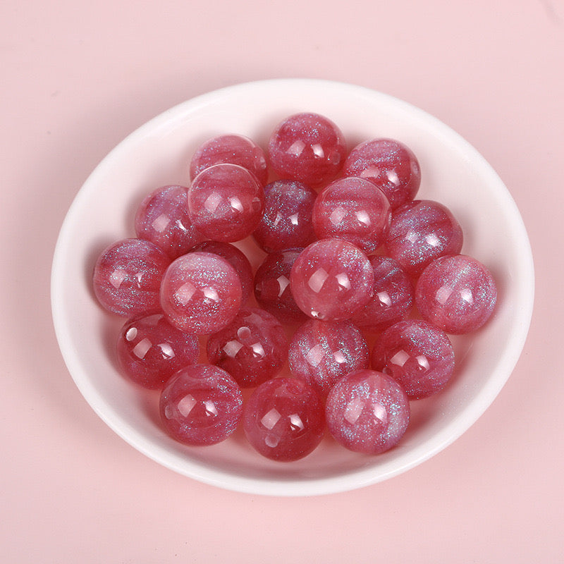 FS1714-16 MM Galaxy Resin Beads Fit For Beadable Pens