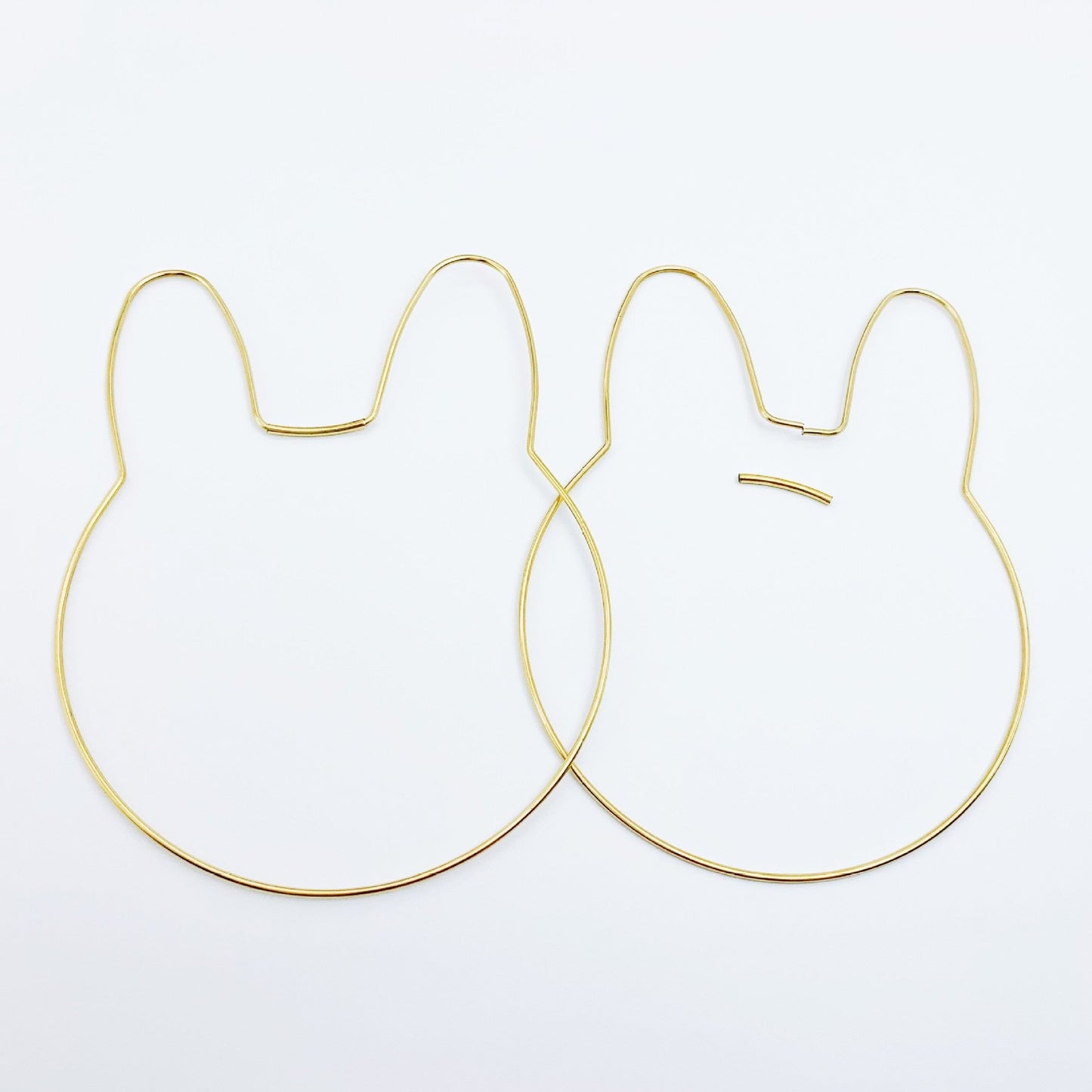 FS2105-9¡Á10cm Rabbit Shap Wire Ring For Making Car Hanger