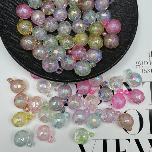 FS3936-16mm Disco Acrylic Bubble Beads For Making Car Hanger