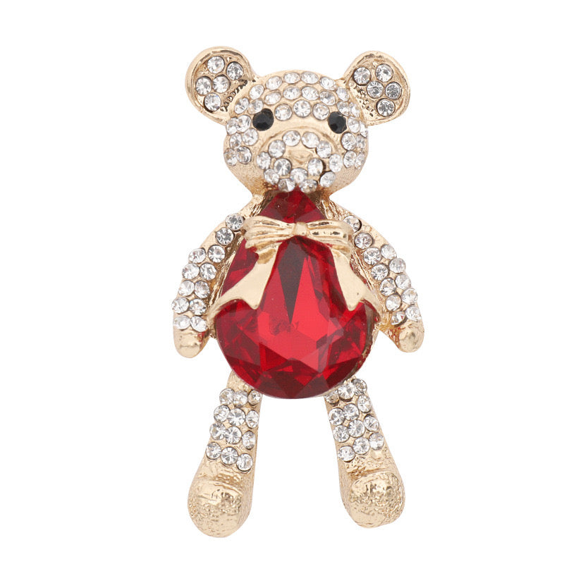 FS2916-Crystl Bear Patch For Making Fancy Beads
