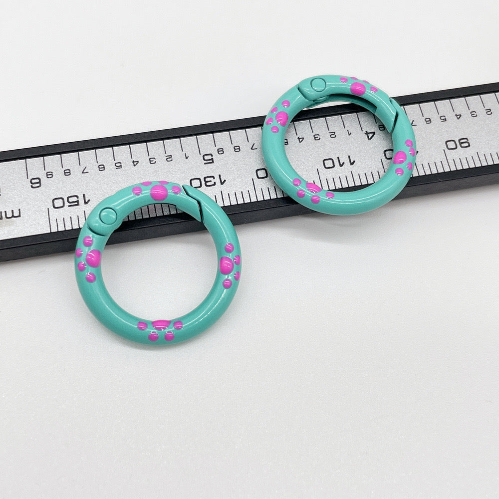FS3568- 20Mm Dripping-Oil Hand-Painted Keychaini