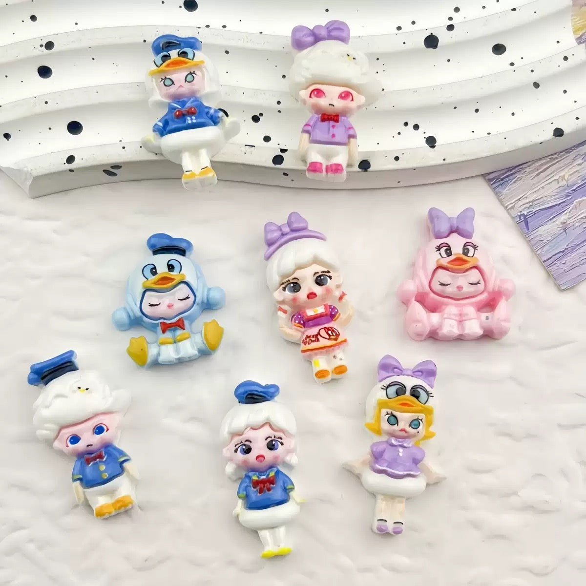 FS4675-Cute Girl Molly Resin Charms (No Hole)