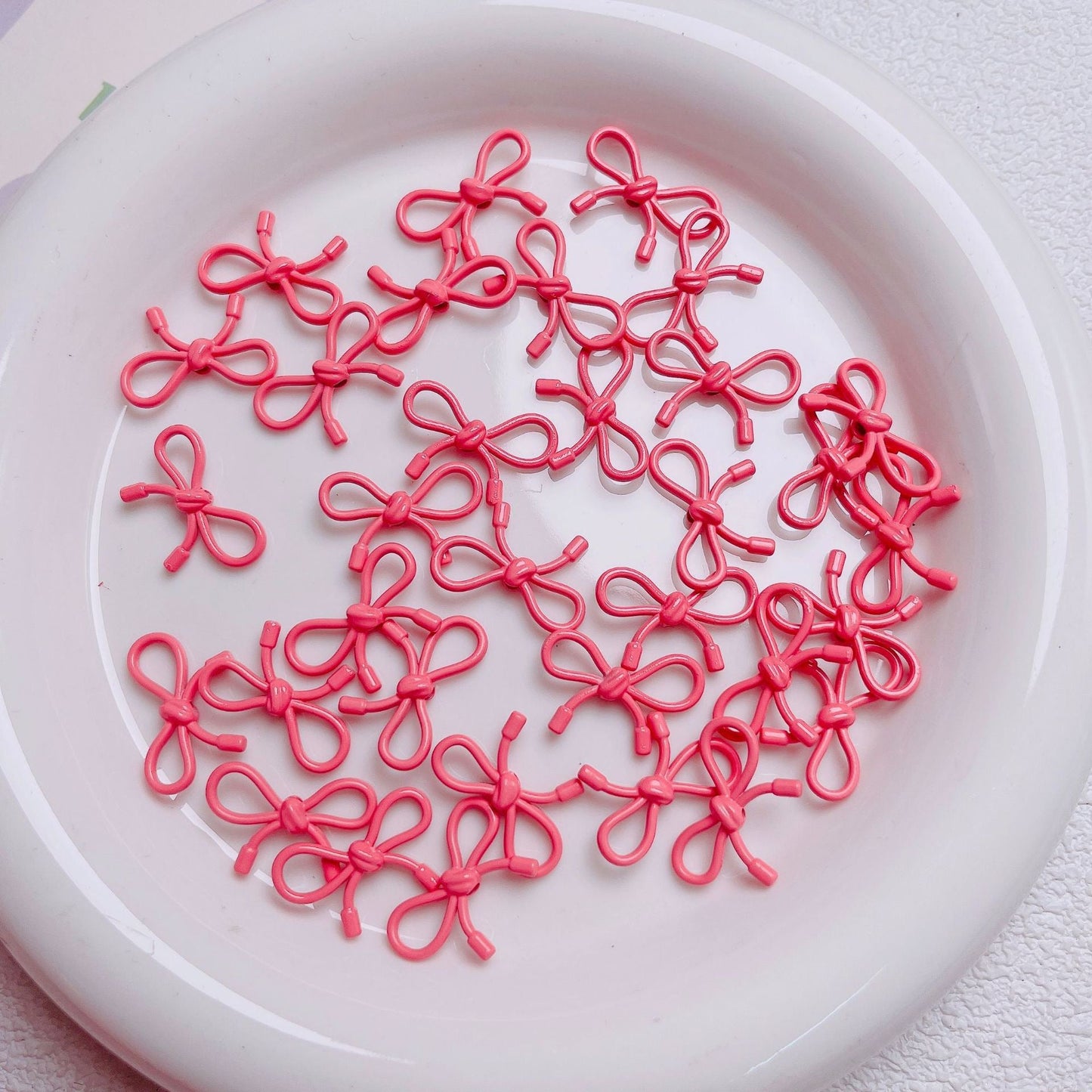 FS2511-13¡Á20mm Stoving Vanish Metal Beads For Making Keychain
