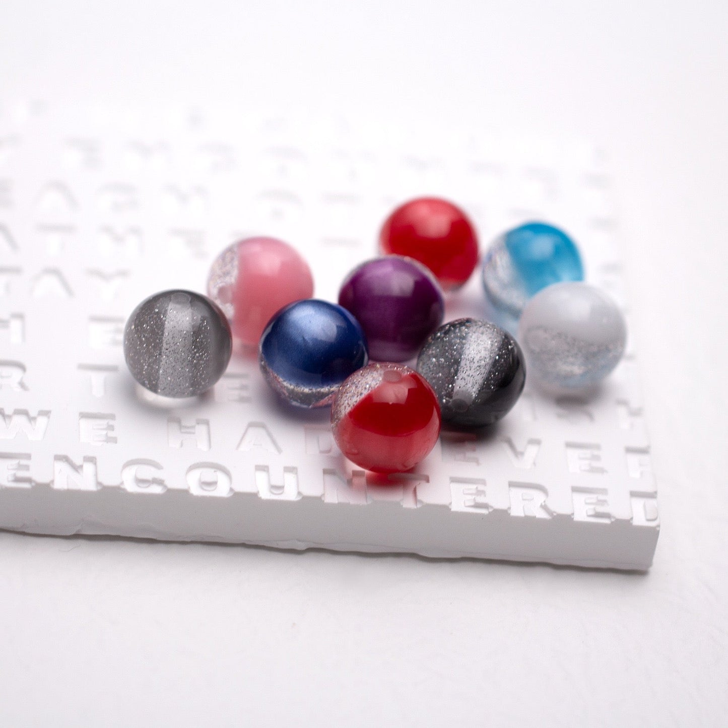 FS2476- 16mm Mixed Color Purpling Beads Fit for Pens