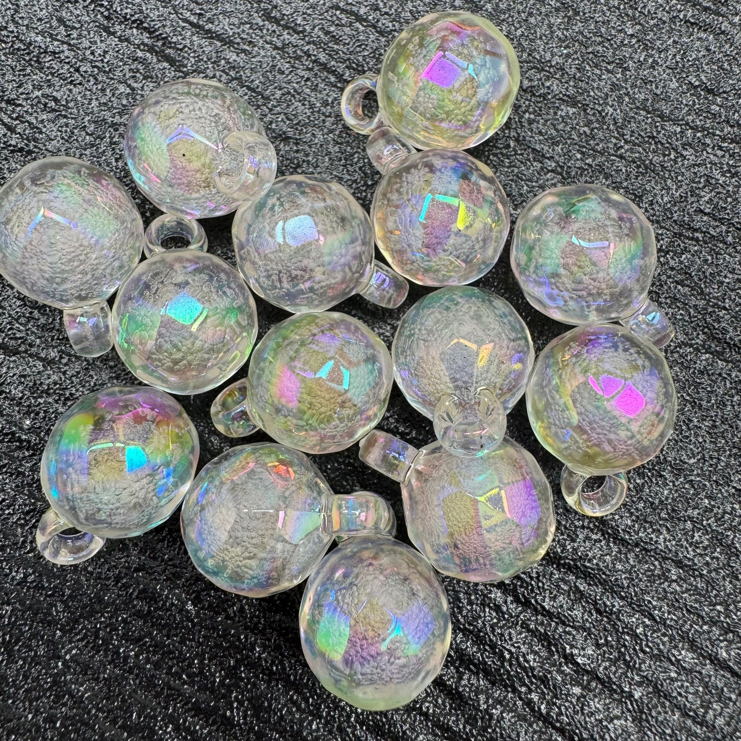 FS3936-16mm Disco Acrylic Bubble Beads For Making Car Hanger