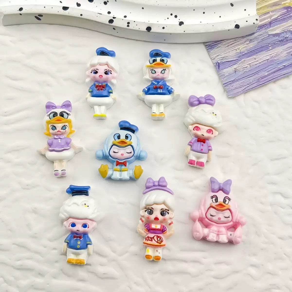 FS4675-Cute Girl Molly Resin Charms (No Hole)