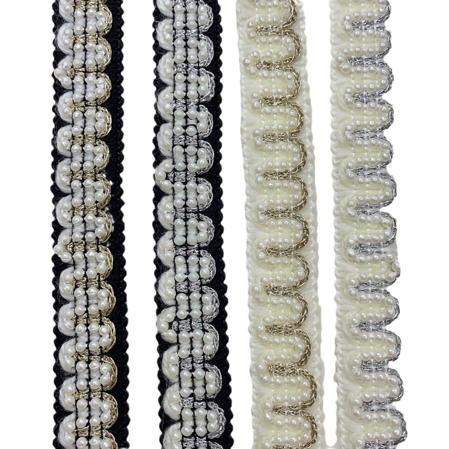 FS0066- Width 20mm Size Farbic With Pearl