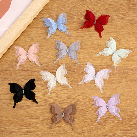 FS2189- 3 Layers Farbic Butterfly For Making Fancy Beads