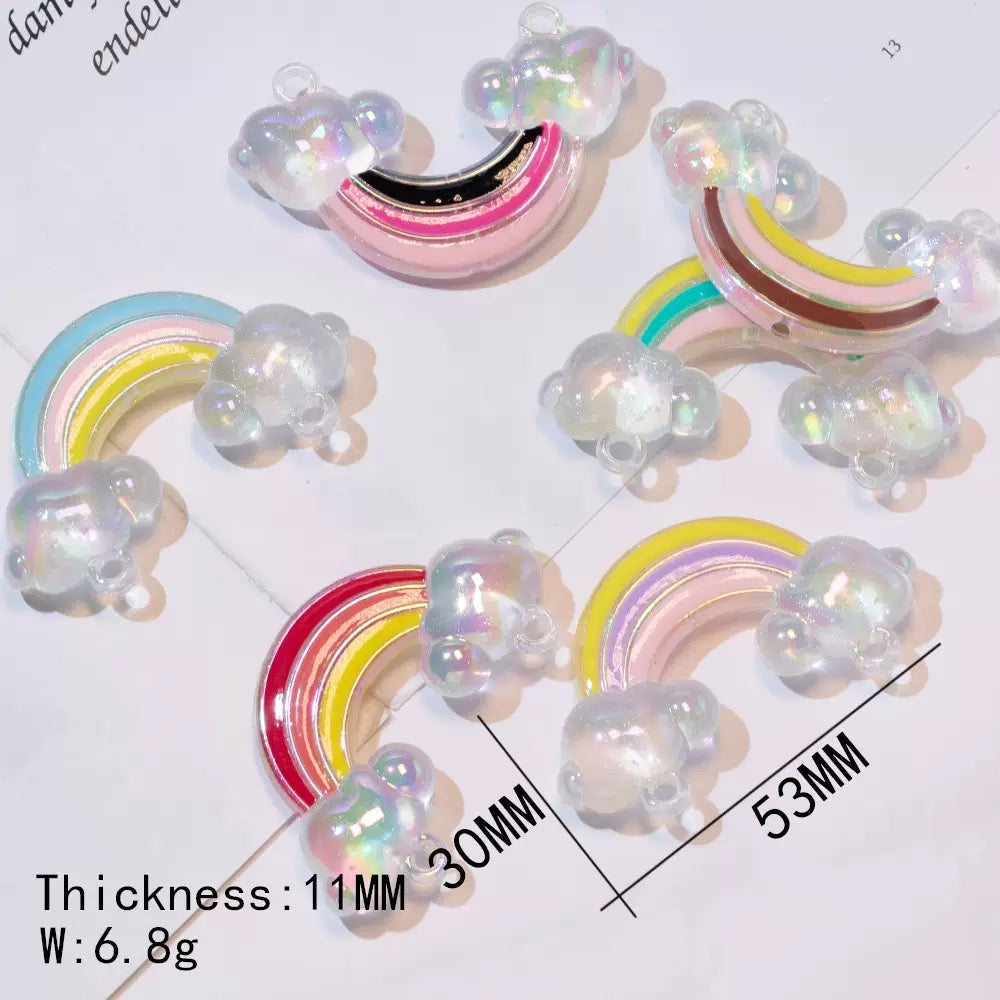 FS4111-Random Mixed Color Swing Resin Beads Fit For Beadable Pens
