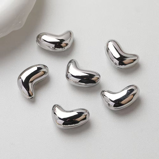 FS3078- 22mm Electroplated Tulip Metalic Acrylic Beads