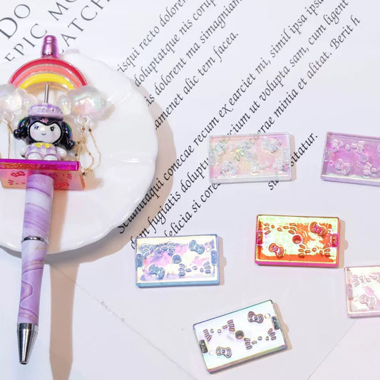FS4111-Random Mixed Color Swing Resin Beads Fit For Beadable Pens