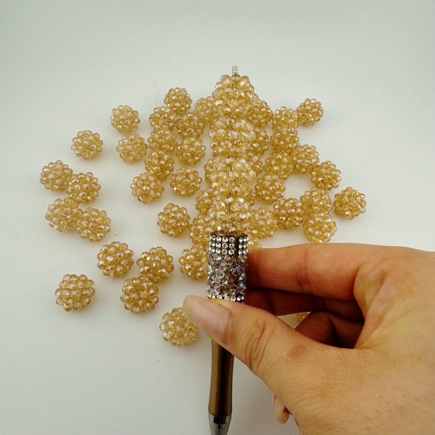 FS3976-16mm Handmade Glass Beads Fit For Beadable Pens