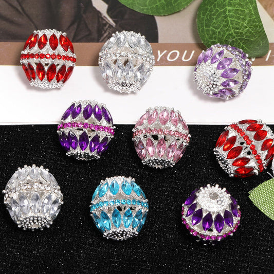 FS1618-19MM Metal Glitter Beads Fit For Beadspen Bead