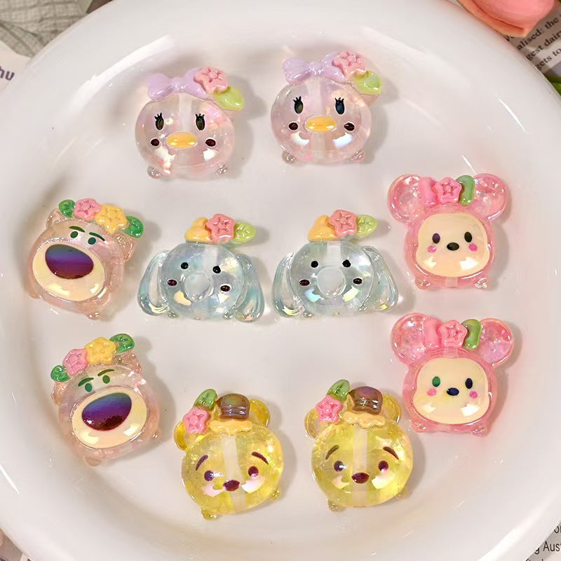 FS5479- Glittery Disney Resin Beads